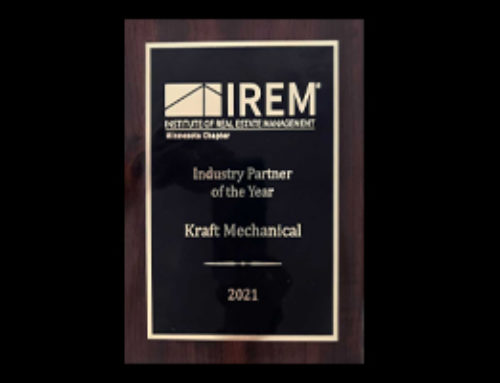 IREM-MN has awarded Kraft Mechanical the Industry Partner of the Year 2021.